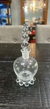 RARE Imperial Candlewick COLOGNE Bottle with 4 FOUR Bead Stopper Star Cut picture