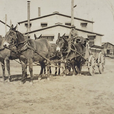 Street Carriage Fort Camp Devens MA Photo 1918 Vintage Original Snapshot E386 picture