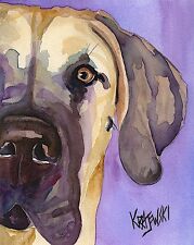 Great Dane Gifts | Fawn Art Print from Painting | Wall, Home Decor, Poster 11x14 picture
