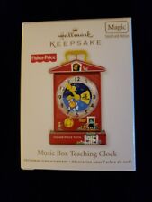 2011 Hallmark Keepsake Fisher Price Music Box Teaching Clock Ornament Tested picture