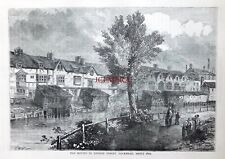 'LONDON STREET, DOCKHEAD c.1810', Antique 1893 'Old London' Print : 663-120 picture