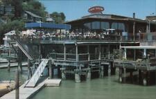 Tiburon,CA The Dock Restaurant Marin County California ED Wood Chrome Postcard picture