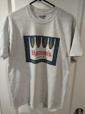 Hamm's Beer T-shirt. men's Size Large. Crown And Modern Logos  picture