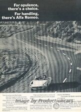 1971 Alfa Romeo Spider Original Advertisement Print Art Car Ad J811 picture