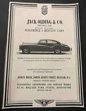 1955 Rolls-Royce & Bentley Cars - Vintage Original Print Ad Wall Art - 4.25