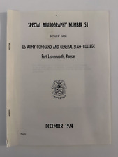 Special Bibliography Number 51 Battle of Kursk Army General Staff College 1974  picture