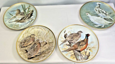 GAME BIRDS OF THE WORLD by BASIL EDE, 1979 Franklin Porcelain Plates, lot of 4 picture
