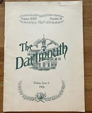 ATQ 1903 Dartmouth Magazine Vol 24 Issue 30 Many Local Business Advertisement picture