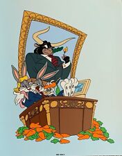 Warner Bros Bugs Bunny MORE BULL STOCK MARKET Ltd Ed Sericel Animation Art Cel picture