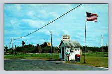 Ochopee FL-Florida, Smallest Post Office In The U.S., Vintage Souvenir Postcard picture