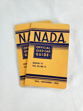 Vintage 1956 NADA Official Used Car Guides Region A Volume 23 Number 11 and 12 picture