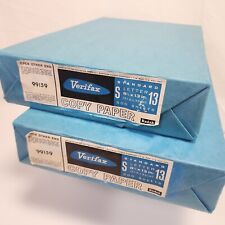 Vtg Sealed Kodak Verifax Copy Paper 2 x 500 Pack Sheets 8.5x13 Inches 99159 picture