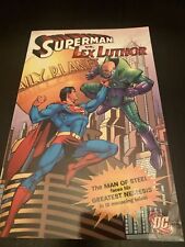 Superman vs. Lex Luthor (DC Comics, August 2006) TPB. NICE picture