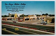c1950s~Route 66~De Anza Motor Lodge~Albuquerque~New Mexico NM~Vintage Postcard picture