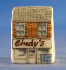 Birchcroft Miniature House Shaped Thimble -- Fish & Chips picture