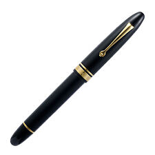 Omas Ogiva Fountain Pen in Nera with Gold Trim - Broad Point - NEW in Box picture