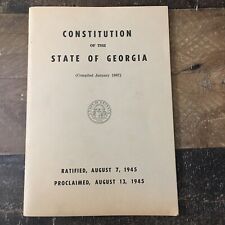 Constitution Of The State Of Georgia, 1945 picture