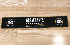 Great Lake Brewing co. Cleveland OH Rubber Bar Rail Mat 20.5