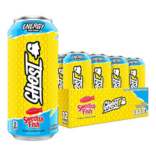 GHOST Energy Drink - 12-Pack, Swedish Fish, 16Oz Cans - Energy & Focus & No Arti picture