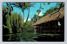 Honolulu HI-Hawaii, The Willows Fine Eating Advertising Antique Vintage Postcard picture