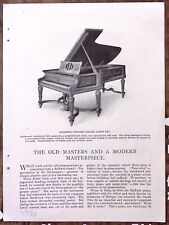 1906 BALDWIN PIANO COMPANY 4-PAGE MULTI PAGE PRINT ADVERTISEMENT Z4763 picture