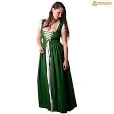 Medieval Lady Dress Viking Renaissance Traditional Irish Chemise Costume Green picture