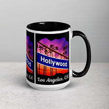 Hollywood Los Angeles, CA Premium Coffee Mug 15oz (443.60ml) Souvenir FAN ART picture