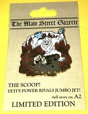 DISNEY 2008 THE SCOOP MAIN STREET GAZETTE EXPEDITION EVEREST YETI LE 2000 PIN picture