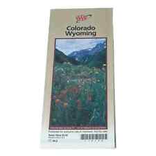 AAA Colorado Wyoming Map Vintage 1999 picture