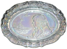 1972 Fostoria American Milestones Star Spangled Banner Iridescent Glass Plate picture