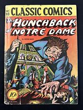 The Hunchback Of Notre Dame #18 Classic Comics HRN 17 Golden 1st Edition Good picture
