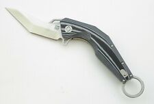 Artisan Cutlery 1811P-GY Cobra Pocket Knife Black/White G10 Scales D2 Blade picture