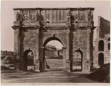 Photo Albumen Arco Costantino Roma Italy to The 1880 picture