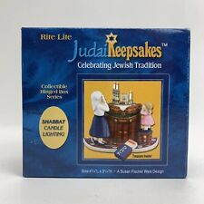 Jacob Rosenthal Judaica Collection Hinged Trinket Box Shabbat Candle Lighting picture