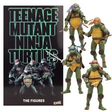 NECA TMNT Teenage Mutant Ninja Turtles SDCC 2018 1990 Movie 4 Pack Rare Edition picture