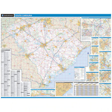 PROSERIES WALL MAP: SOUTH CAROLINA STATE (R) picture