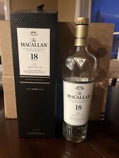 Macallan Sherry Oak  18 Empty Bottle 750ml & Box 2022 Release picture