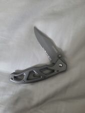 Gerber Gray Handle Pocket Knife in good pre owned condition 4660322A3 picture