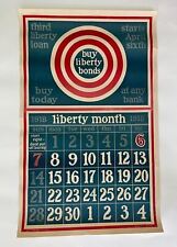 Original Vintage WWI Poster Buy Liberty Bonds Liberty Month 1918 Atlantis Press picture