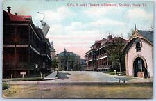 hamtpon street view postcard co's k and i soldier's home virginia picture