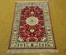 3' x 5' Collection Silk Red Hand-Knotted Rug PIX-28771 picture