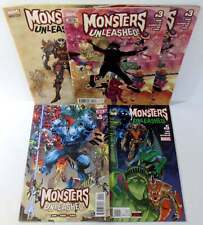 Monsters Unleashed Lot of 5 #3E,3A x2,5A,5 Marvel (2017) 1st Print Comic Books picture