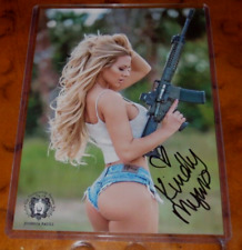 Kindly Myers model signed autographed photo FHM Maxim Playboy picture