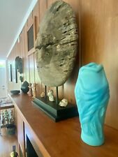 Art Deck Art Pottery Statue Van Briggle's  Turquoise Blue Loreiei Woman Vase picture