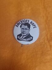 Vintage 1 3/8” Political Pin Reproduction Americas Hope Wendell Willkie picture