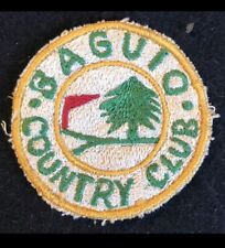 BAGUIO COUNTRY CLUB Vintage Patch PHILIPPINES Golf Resort Souvenir Travel picture