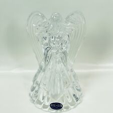 VINTAGE DePlomb Lead Crystal Angel Candle Holder Made in USA Beautiful Angel picture