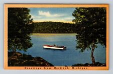 Hartford MI-Michigan, Scenic General Greetings, Antique, Vintage Postcard picture