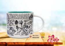 ULTRA RARE Starbucks BORACAY BLACK OUTLINE Summer Been There Collection 14oz Mug picture
