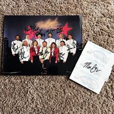 Moe Bandy Full Band & Tickets Autograph signed 8.5x11 photo Country Music 1993 picture